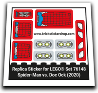 Replacement Sticker for Set 76148 - Spider-Man vs. Doc Ock