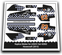 Replacement Sticker for Set 42002 - Hovercraft