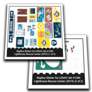 Replacement Sticker for Set 41380 - Lighthouse Rescue Center