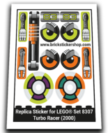 Replacement Sticker for Set 8307 - Turbo Racer