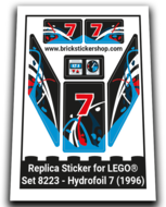 Replacement Sticker for Set 8223 - Hydrofoil 7