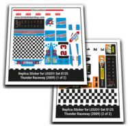 Replacement Sticker for Set 8125 - Thunder Raceway