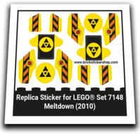 Replacement Sticker for Set 7148 - Meltdown