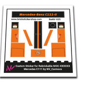 Custom Sticker -  Mercedes C111 by NV_Carmocs