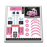 Custom Sticker - Skids &amp; Mudflap (Ice Cream truck mode) by NV Carmocs