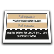 Replacement Sticker for Set 21005 - Fallingwater