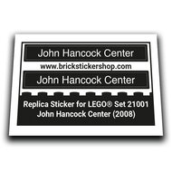 Replacement Sticker for Set 21001 - John Hancock Center
