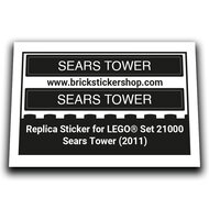 Replacement Sticker for Set 21000 - Sears Tower