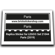 Replacement Sticker for Set 21044 - Paris