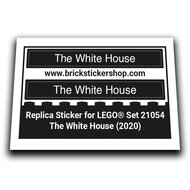 Replacement Sticker for Set 21054 - The White House