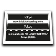 Replacement Sticker for Set 21051 - Tokyo
