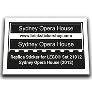 Replacement Sticker for Set 21012 - Sydney Opera House