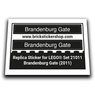 Replacement Sticker for Set 21011 - Brandenburg Gate