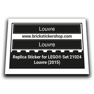 Replacement Sticker for Set 21024 - Louvre