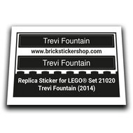 Replacement Sticker for Set 21020 - Trevi Fountain