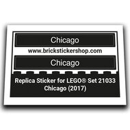 Replacement Sticker for Set 21033 - Chicago