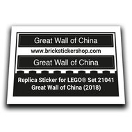 Replacement Sticker for Set 21041 - Great Wall of China