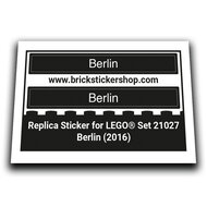 Replacement Sticker for Set 21027 - Berlin
