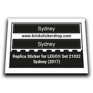 Replacement Sticker for Set 21032 - Sydney