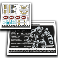 Replacement Sticker for Set 76105 - The Hulkbuster - Ultron Edition