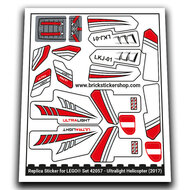 Replacement Sticker for Set 42057 - Ultralight Helicopter