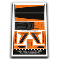 Replacement Sticker for Set 42093 - Chevrolet Corvette ZR1