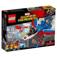 Replacement Sticker for Set 76076 - Captain America Jet Pursuit