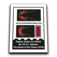Replacement Sticker for Set 76110 - Batman - The Attack of the Talons
