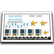 Replacement Sticker for Set 10191 - Star Justice