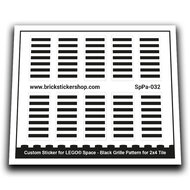 Custom Sticker - Black Grille for 2x4 Tile