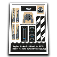 Replacement Sticker for Set 76001 - The Bat vs Bane - Tumbler Chase