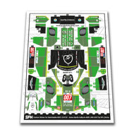 Custom Sticker - Aston Martin Valkyrie AMR-LMH 007 by SFH_Bricks