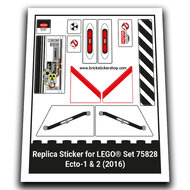 Replacement Sticker for Set 75828 - Ecto-1 &amp; 2