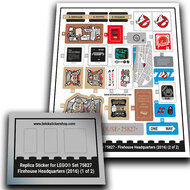 Replacement Sticker for Set 75827 - Firehouse Headquarters