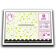 Replacement Sticker for Set 79119 - Mutation Chamber Unleashed