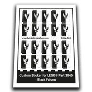 Custom Sticker - Black Falcon Vests
