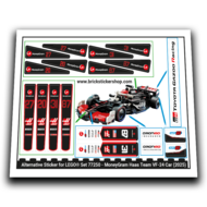 Alternative Sticker for Set 77250 - MoneyGram Haas Team VF-24 Car
