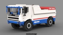 Custom Sticker - DAF TurboTwin 95 X1 (1988) by besbasdesign