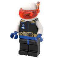 Custom Sticker - Space Ice Planet Gold Torsos