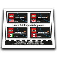 Replacement Sticker for Set 6535388 - GP Exclusive build - McLaren Race Car
