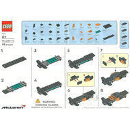 Replacement Sticker for Set 6535388 - GP Exclusive build - McLaren Race Car