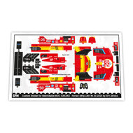 Custom Sticker - Ferrari 499P NR 50 2025 by SFH_Bricks 