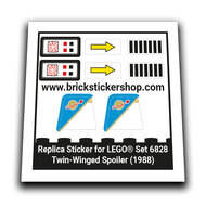 Replacement Sticker for Set 6828 - Twin-Winged Spoiler