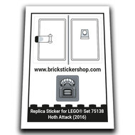 Replacement Sticker for Set 75138 - Hoth Attack