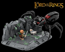 Custom Sticker - Shelob&#039;s Lair door Tubi_Rock_V