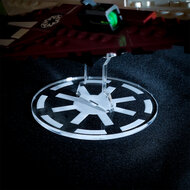 Display Stand for Star Wars - Galactic Republic Emblem (Large - Transparent)