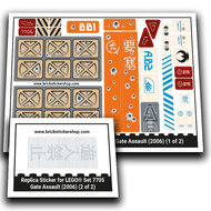 Replacement Sticker for Set 7705 - Gate Assault