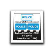 Replacement Sticker for Set 60041 - Crook Pursuit