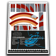 Replacement Sticker for Set 75341 - W - Luke Skywalker&#039;s Landspeeder - UCS