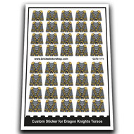 Custom Sticker - Dragon Knights Torsos Variant 2
